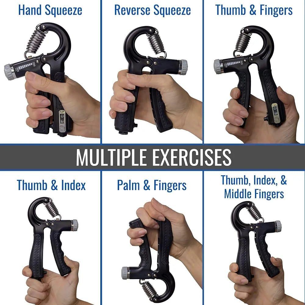 Adjustable 5–60KG Hand Grip Strengthener | Wrist & Forearm Strength Training Exercise Tool