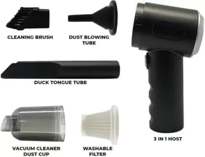 3 in 1 Handheld Vacuum Cleaner Cordless LED Wet Dry