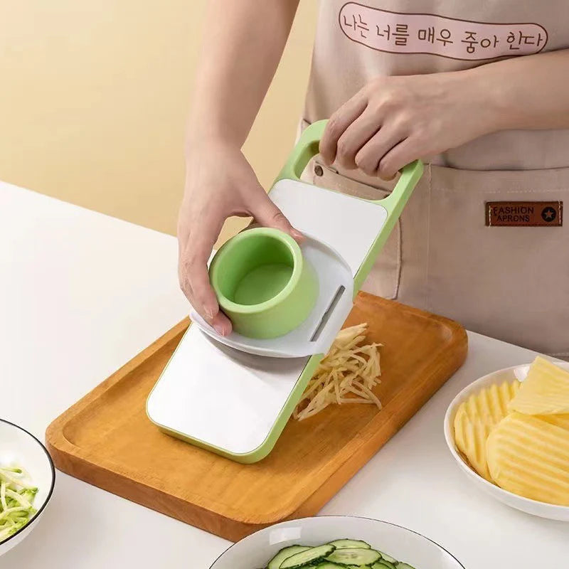 5 in 1 Manual Vegetable Cutter Slicer Multi Functional Kitchen Tool